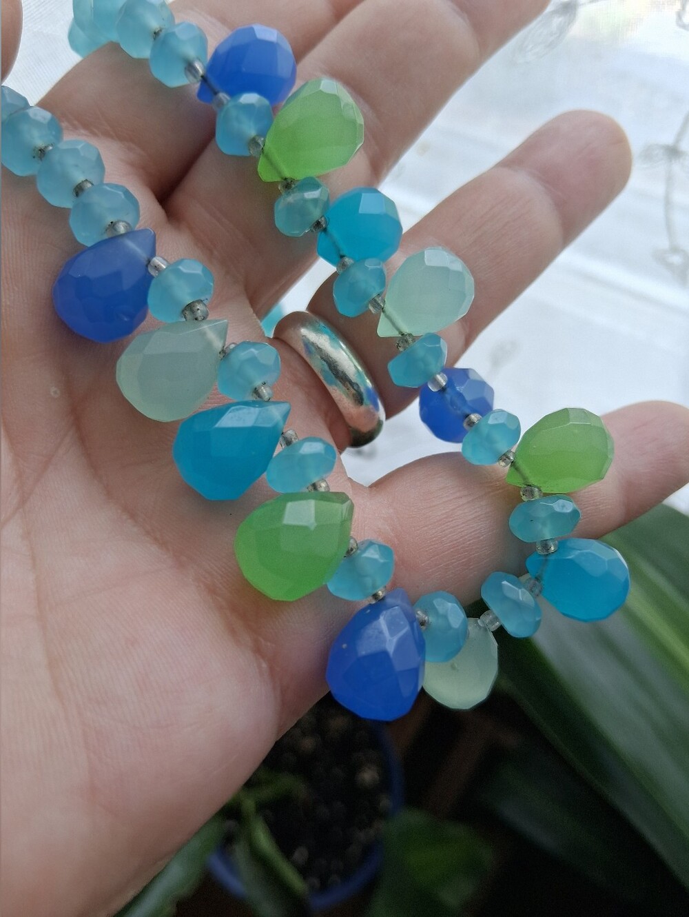 Vintage Silpada Quartz Stirling Silver Necklace